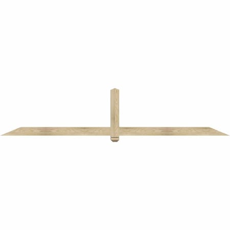Ekena Millwork Eugene Rough Sawn Timber Gable Bracket, Douglas Fir, 108"W x 22"H x 4"D x 4"F, 5/12 Pitch GBW108X22X0404EUG00RDF
